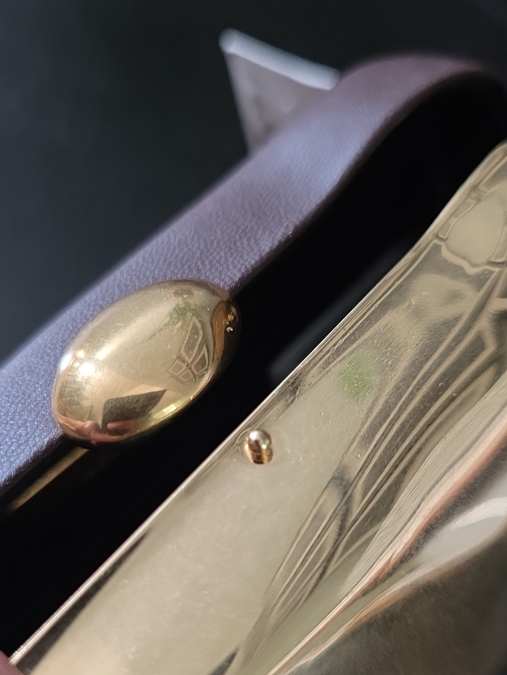 ZARA Metallic Crossbody Box Clutch Bag - Picture 13 of 16